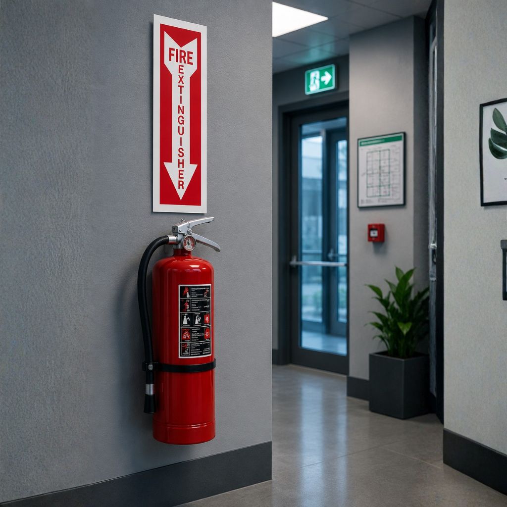 Fire extinguisher safety device